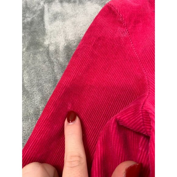 Gymboree Overcoat Girl's 9 Pink Hooded Toggle Closure Corduroy Faux Fur Cotton - Picture 11 of 16